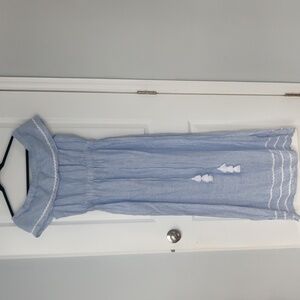 Pomegranate Off Shoulder Midi Dress Size L